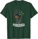 Poderosa Floral Fist Latina Feminist Hispanic Heritage Women T-Shirt - T-Shirt | Forest