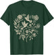 Cottagecore Birds and Flowers T-Shirt - T-Shirt | Forest
