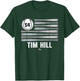 Baseball American Flag Tim Hill New York Baseball MLBPA T-Shirt - T-Shirt | Forest
