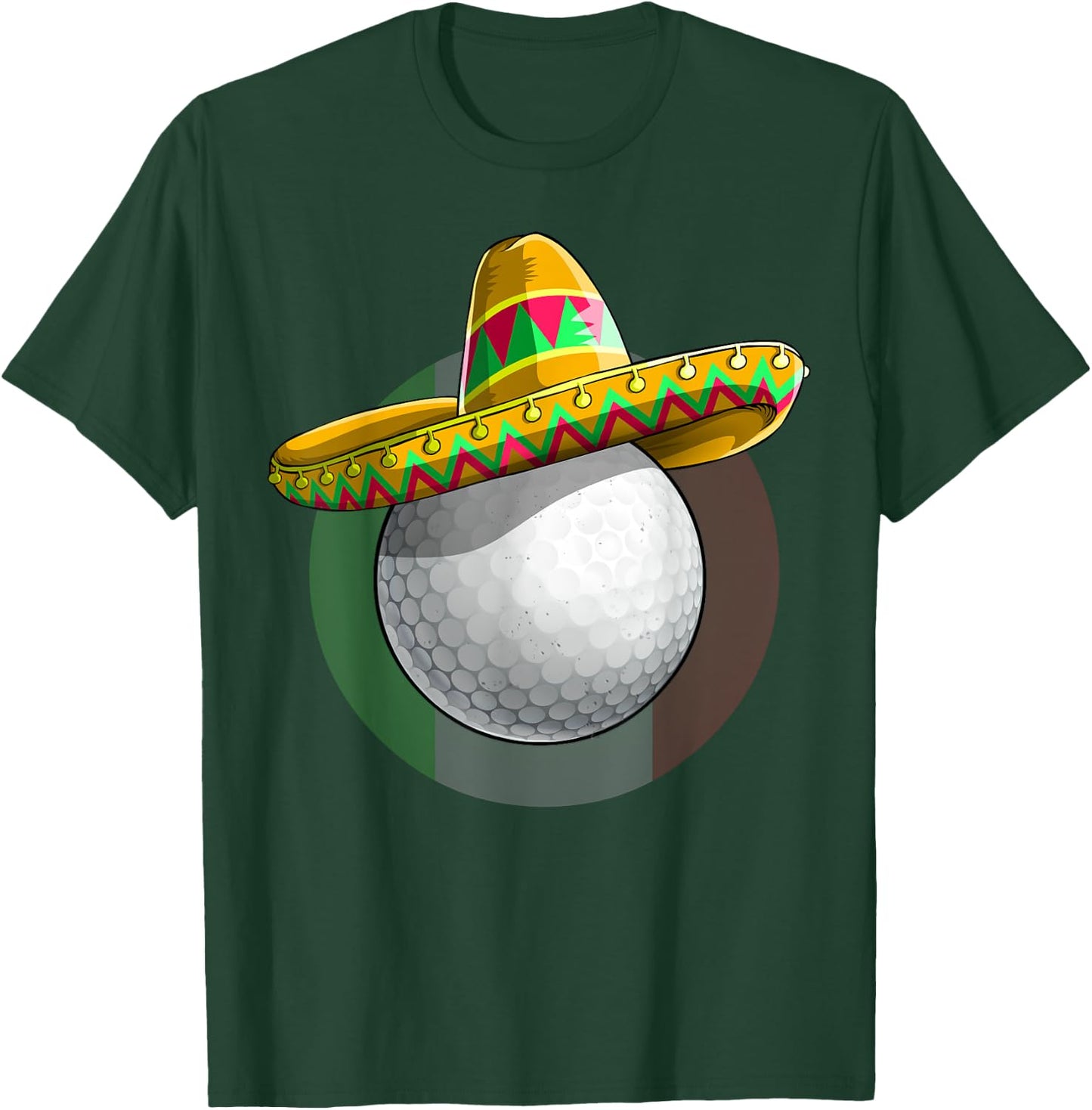 Cinco de Mayo Golf T Shirt Women Men Kids Sombrero Golfing T-Shirt - T-Shirt | Forest