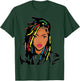 Natural Hair Black Women LOC'd Dreadloc Beauty Design 2 T-Shirt - T-Shirt | Forest