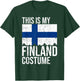 Vintage This is my Finland Flag Costume design For Halloween T-Shirt - T-Shirt | Forest