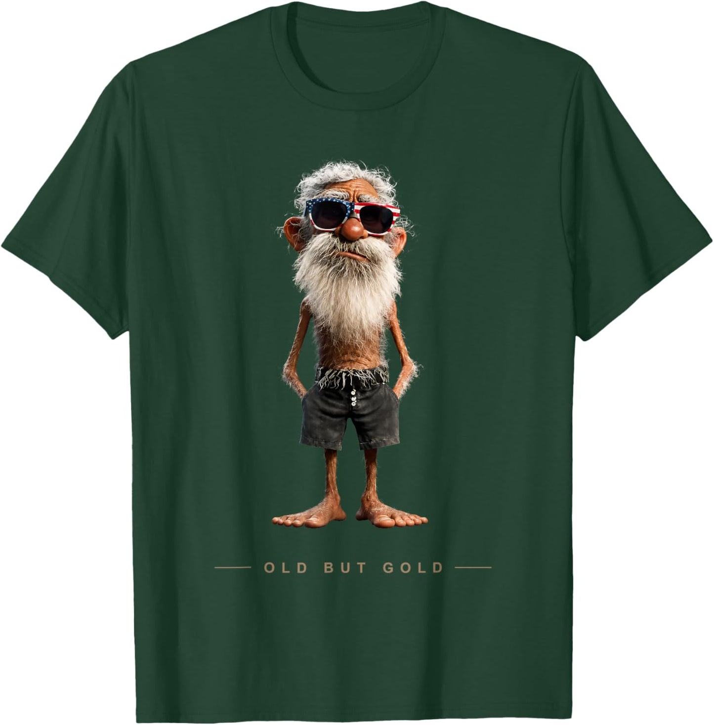 Old but Gold Funny Grandpa Papa Husband Dad Father T-Shirt - T-Shirt | Forest