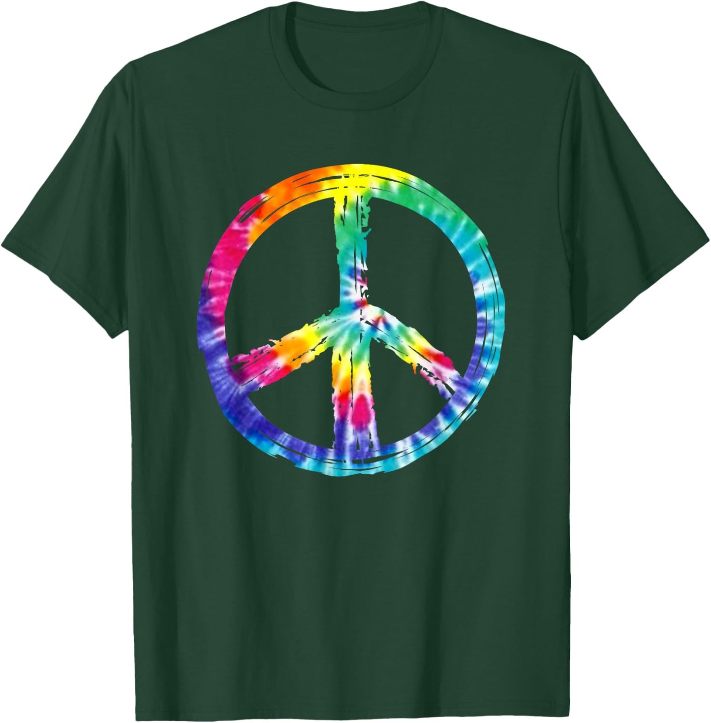 Tye Dye Peace Sign T Shirt T-Shirt - T-Shirt | Forest