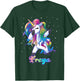 FREYA Name Personalized Custom Rainbow Unicorn Dabbing T-Shirt - T-Shirt | Forest