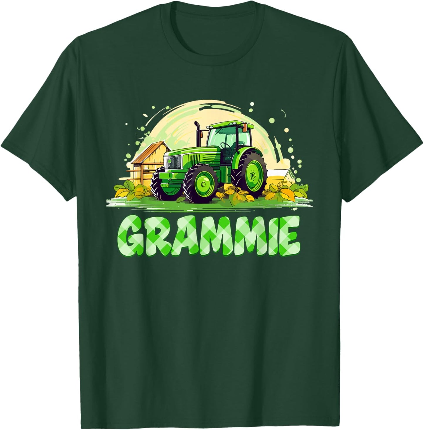 Grammie Family Tractors Farm Trucks T-Shirt - T-Shirt | Forest