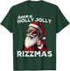 Mewing Santa Mew Funny Santa Meme Rizz Rizzmas Christmas T-Shirt - T-Shirt | Forest