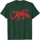 Gecko Lover Heart Shape Gecko Valentine's Day T-Shirt - T-Shirt | Forest