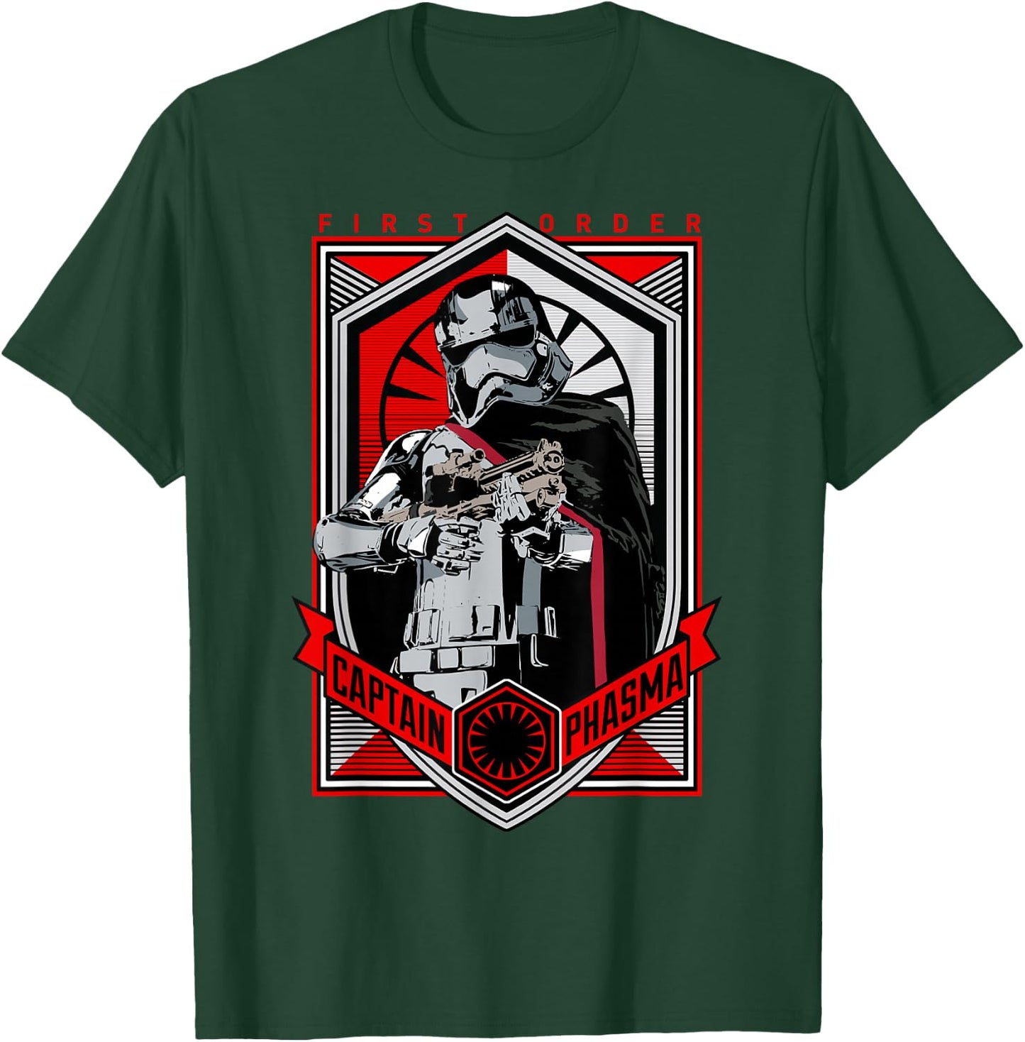 Star Wars The Force Awakens Captain Phasma First Order T-Shirt - T-Shirt | Forest