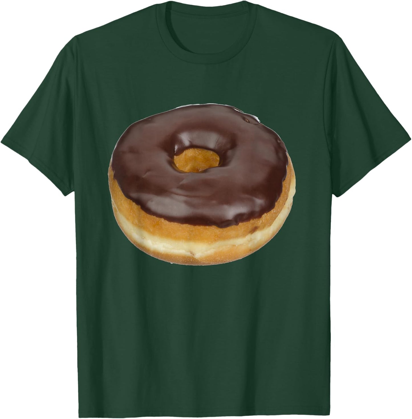 Chocolate Frosted Donut T-Shirt - T-Shirt | Forest