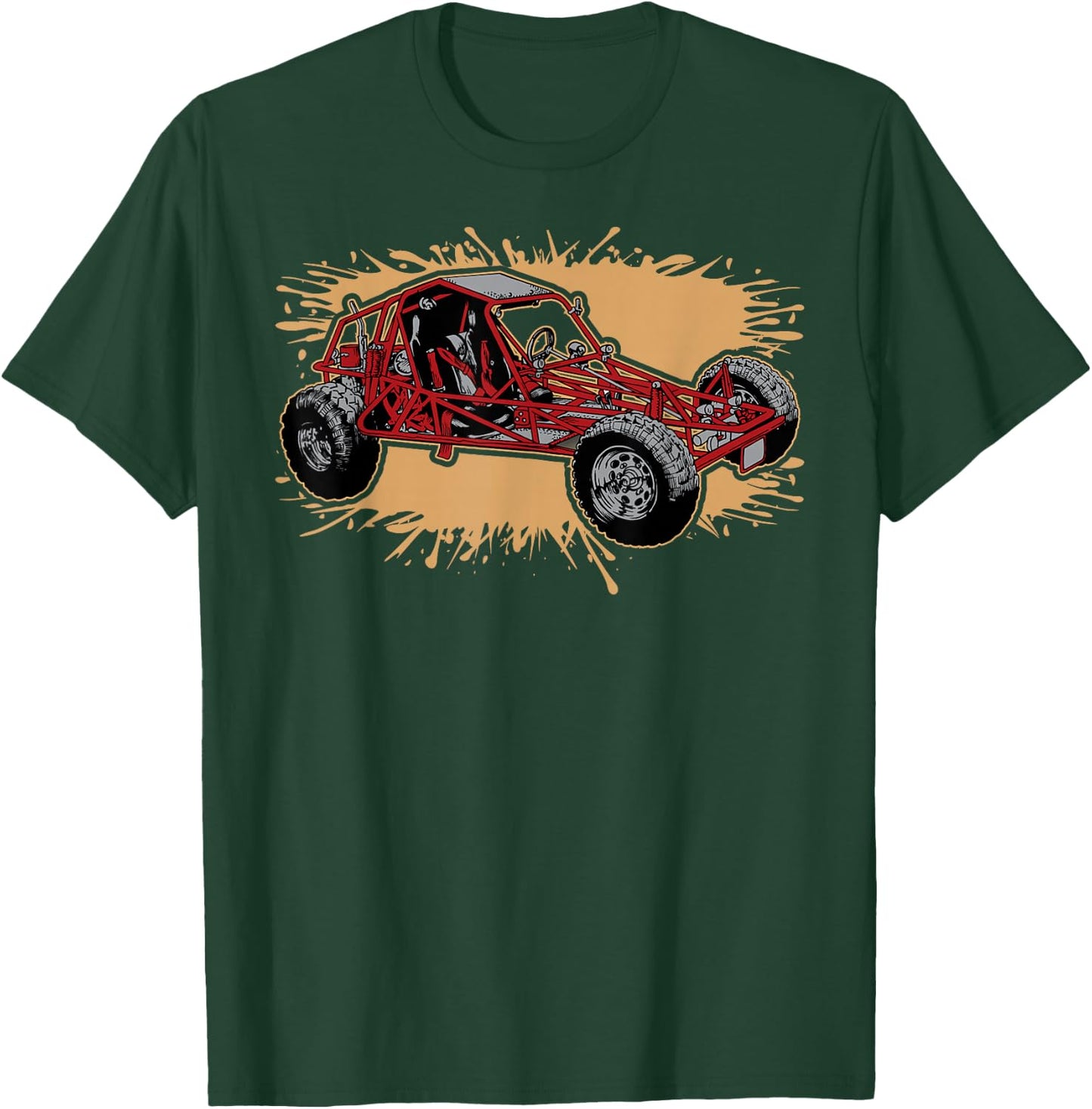 Dune Buggy Off Road Sand Rail 4x4 T-Shirt - T-Shirt | Forest