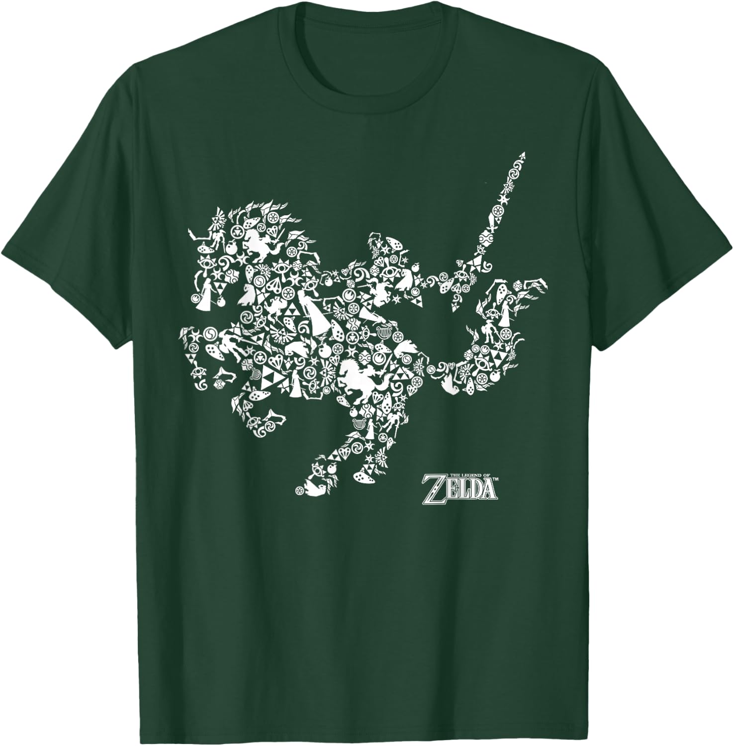The Legend of Zelda Horse Symbols Graphic T-Shirt - T-Shirt | Forest