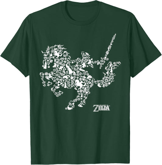 The Legend of Zelda Horse Symbols Graphic T-Shirt - T-Shirt | Forest