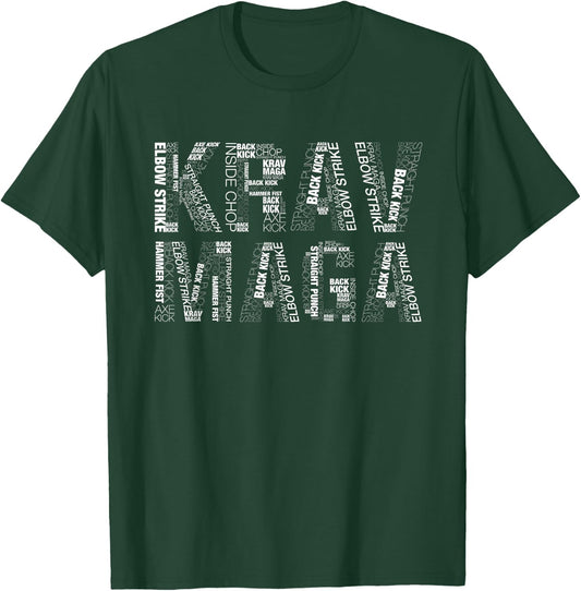 Krav MAGA Martial Arts Self Defence Gift T-Shirt - T-Shirt | Forest