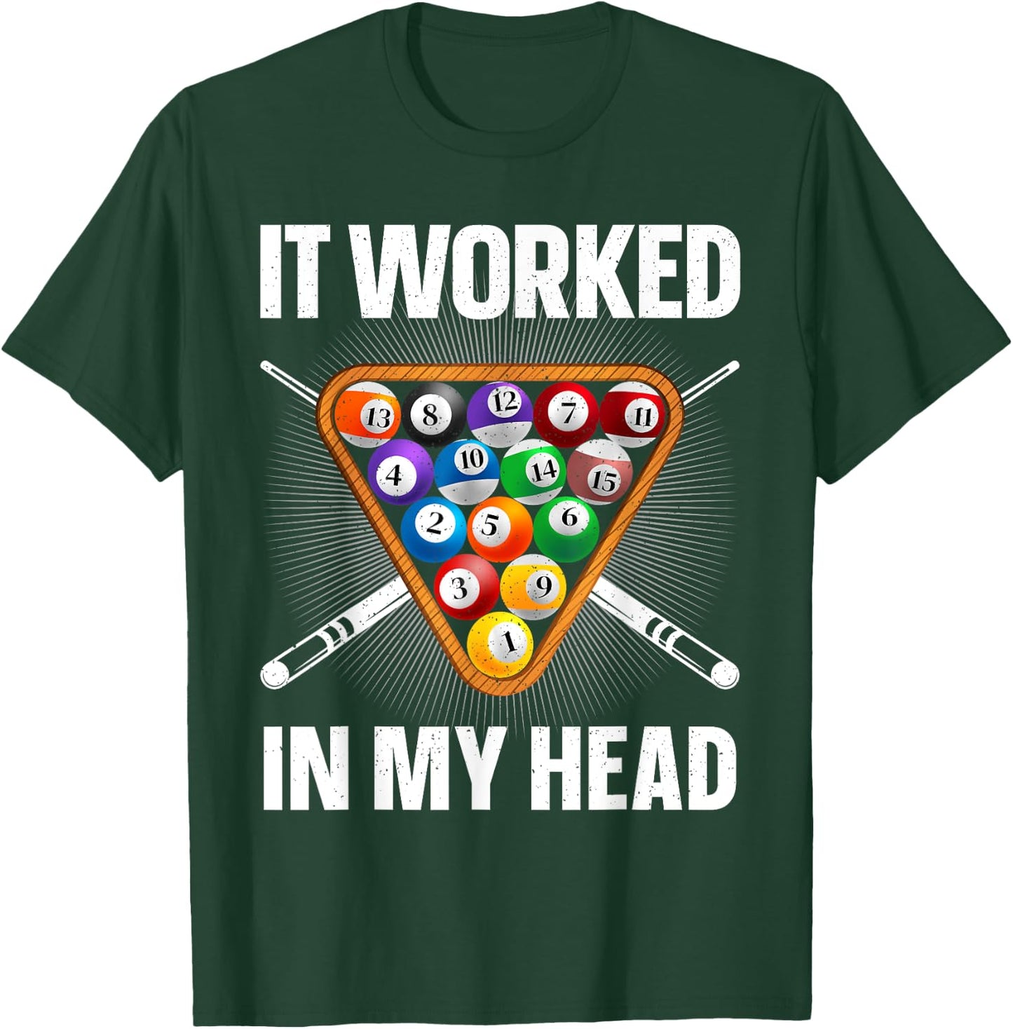 Funny Pool Design Women Billiards Lover Pool Player T-Shirt - T-Shirt | Forest