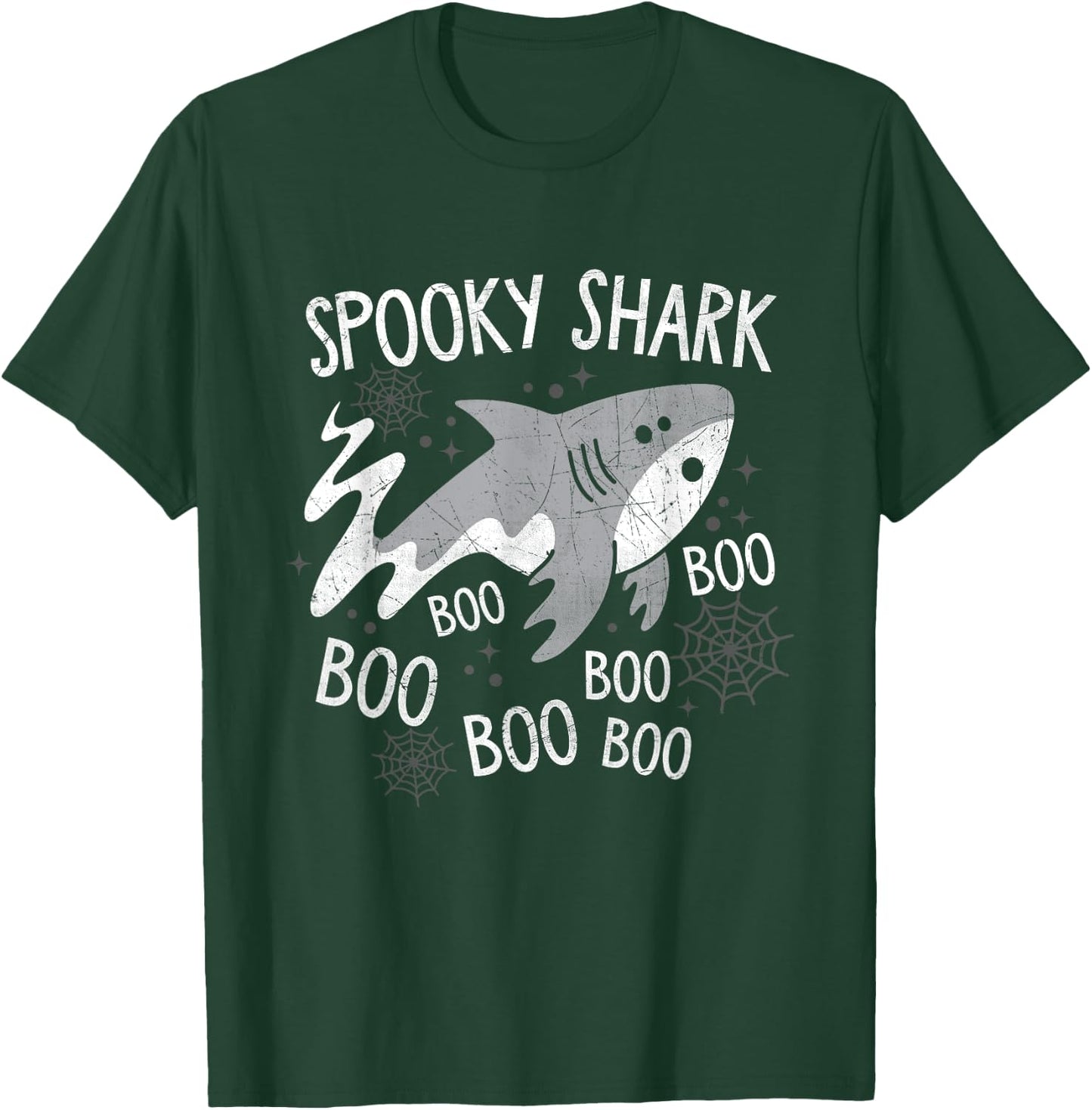 Spooky Shark Funny Halloween Shark Costume Top T-Shirt - T-Shirt | Forest