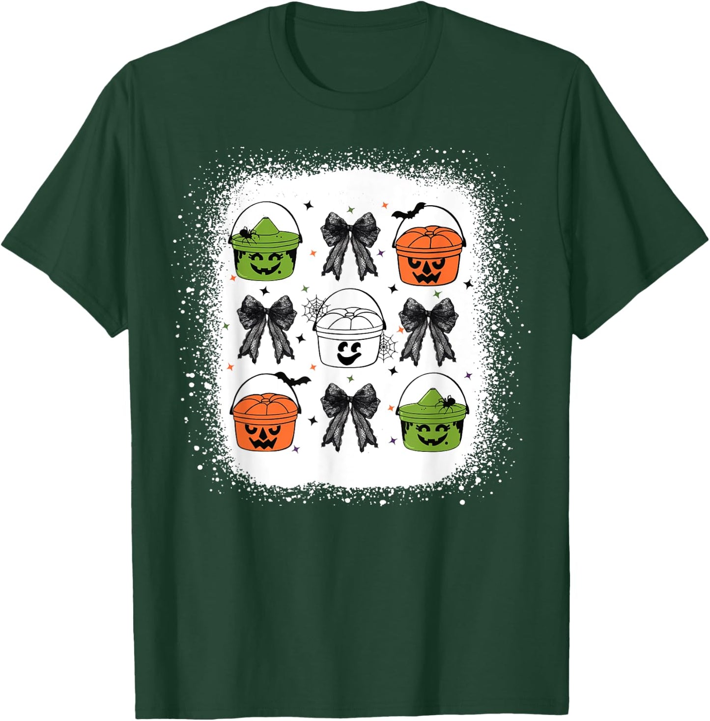 Chicken Nuggets Pumpkin Halloween 90's Vintage T-Shirt - T-Shirt | Forest