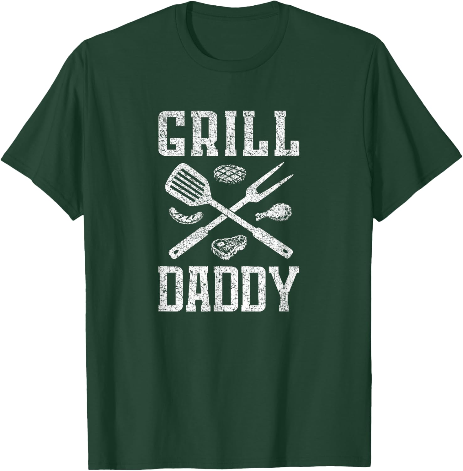Grill Daddy BBQ Barbecue Lover T-Shirt - T-Shirt | Forest