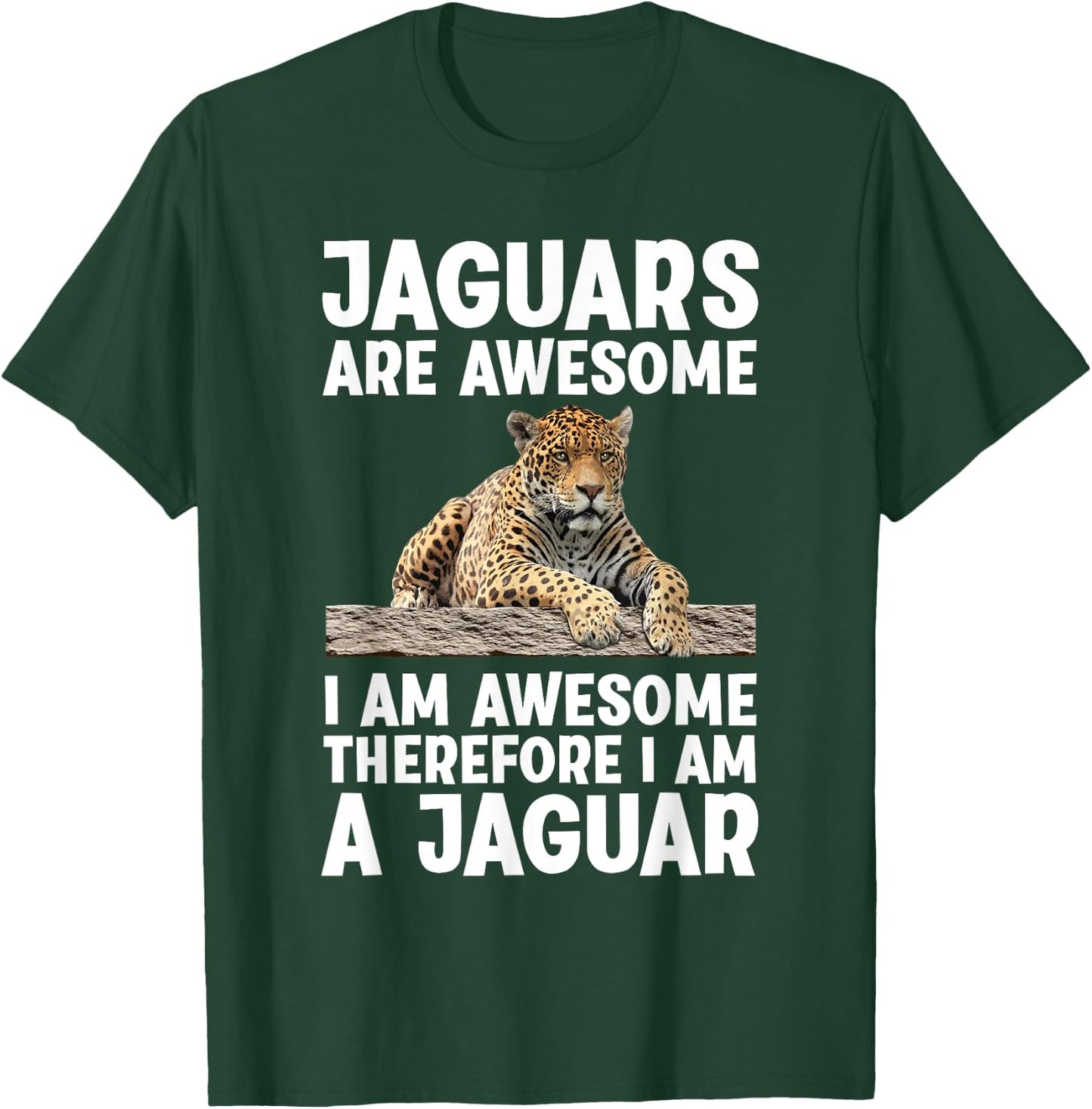 Funny Jaguar Design Women Kids Safari Jaguar Lover T-Shirt - T-Shirt | Forest