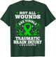 Traumatic Brain Injury Survivor - TBI Awareness Ribbon T-Shirt - T-Shirt | Forest