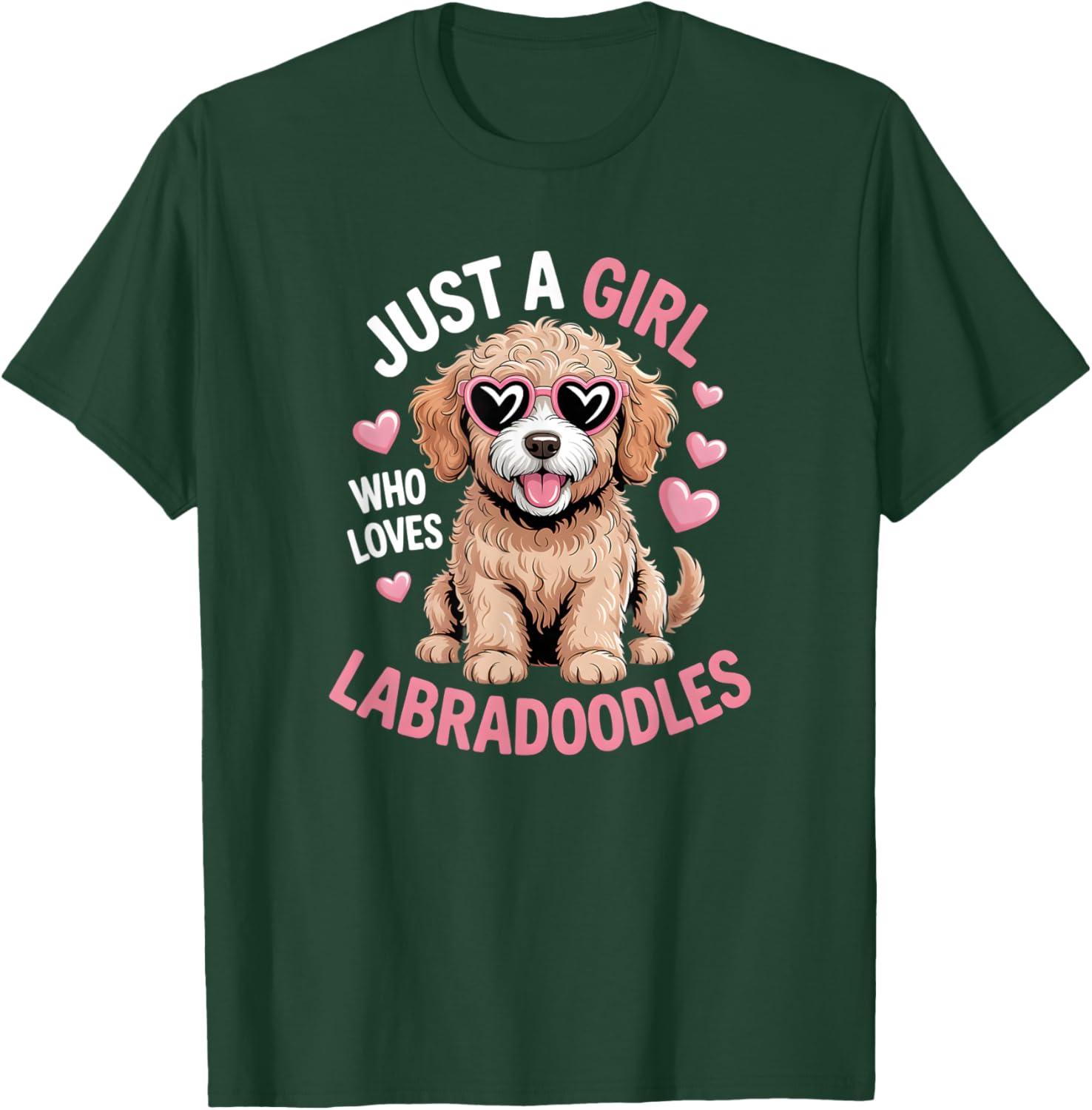 Girls Labradoodle T-Shirt - T-Shirt | Forest