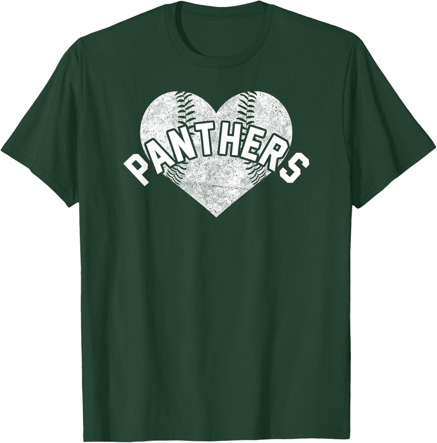 Panthers Baseball Softball Shirt High School Team Mascot Mom T-Shirt - T-Shirt | Forest