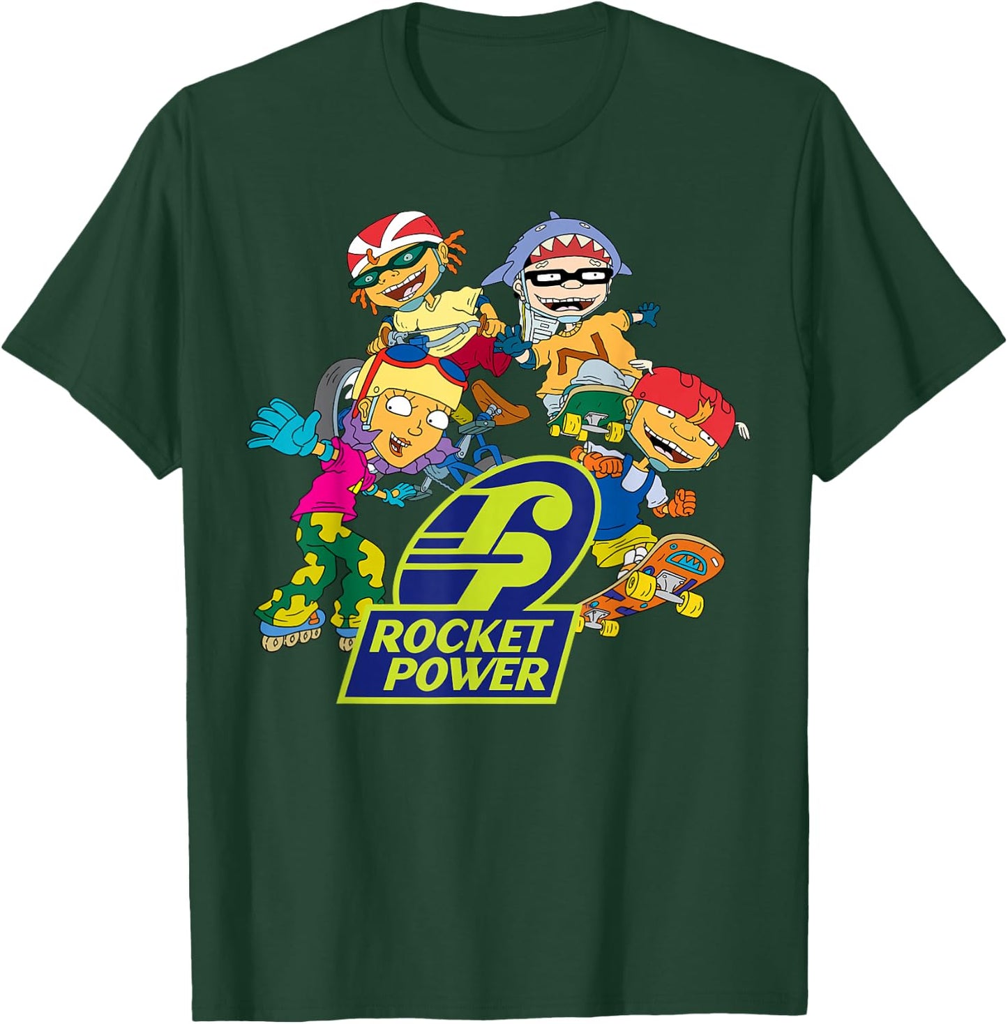 Nickelodeon Rocket Power Character T-Shirt - T-Shirt | Forest