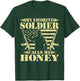 My Favorite Soldier Calls Me Honey Proud Military Wife Gifts T-Shirt - T-Shirt | Forest