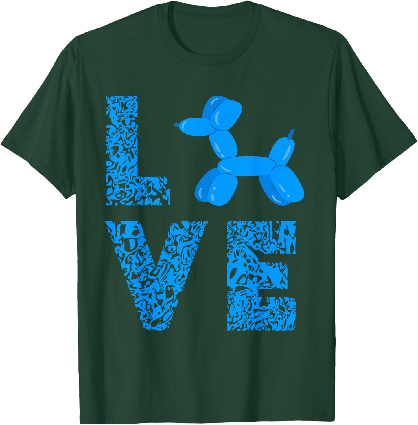 Leopard Dog Balloon Animal Balloons Twisting Balloon Artist T-Shirt - T-Shirt | Forest