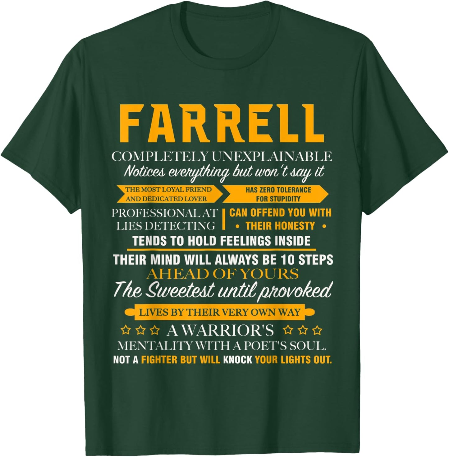 FARRELL completely unexplainable Front Print T-Shirt - T-Shirt | Forest