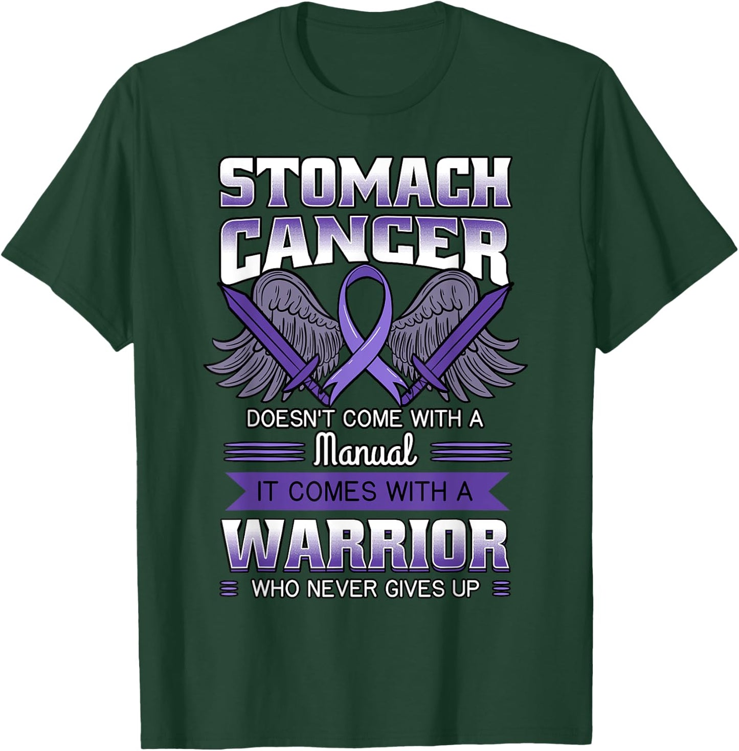 Stomach Cancer Shirt Gastric Disease Gastritis Tumor Gift T-Shirt - T-Shirt | Forest