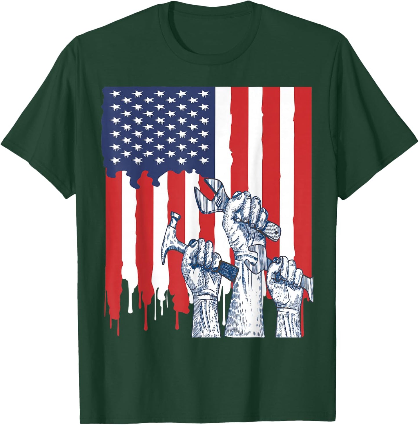 Labor Day Shirt Happy Labor Day Men Women And Youth T-Shirt - T-Shirt | Forest