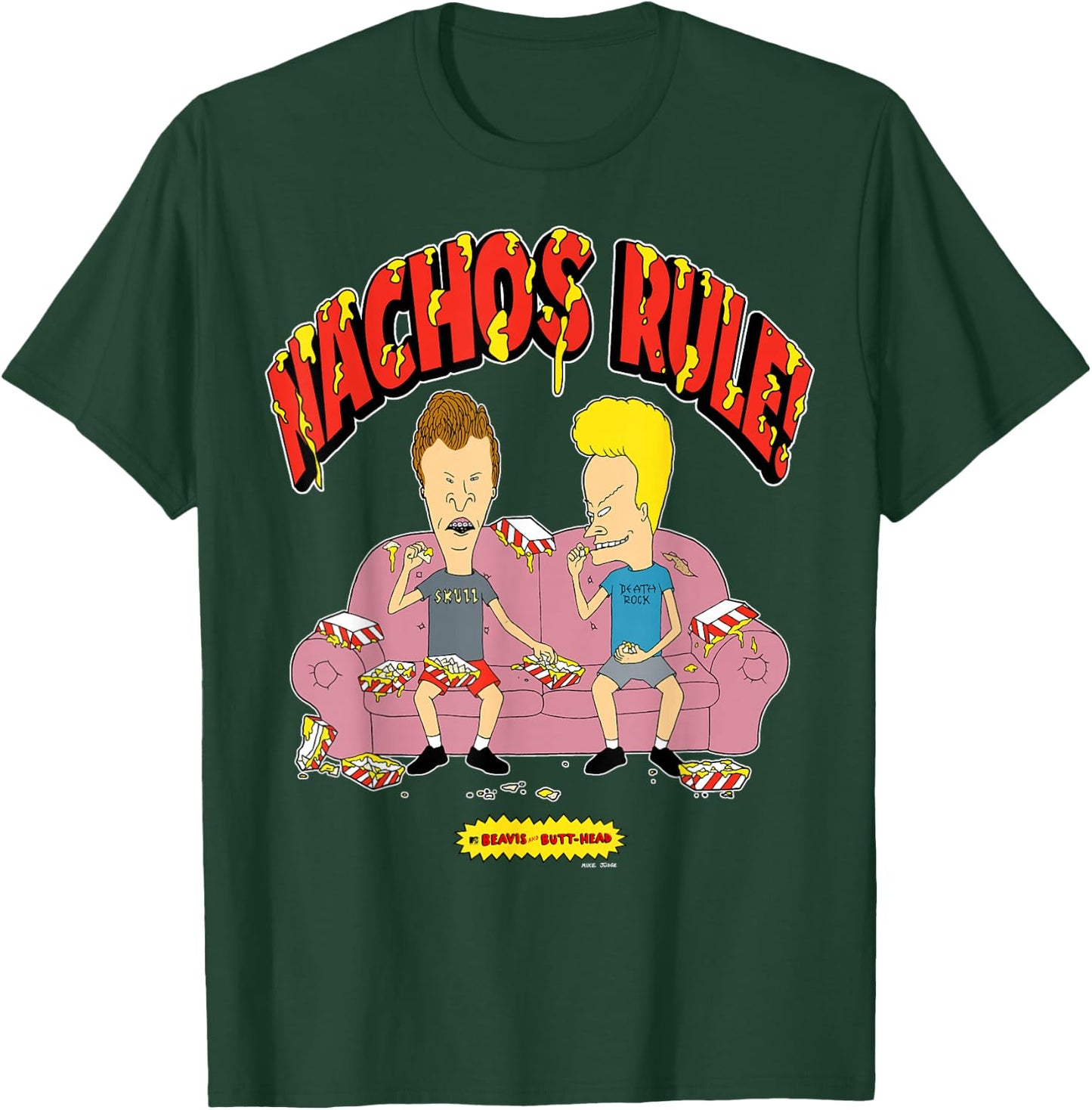 Beavis and Butt-Head Nachos Rule T-Shirt - T-Shirt | Forest