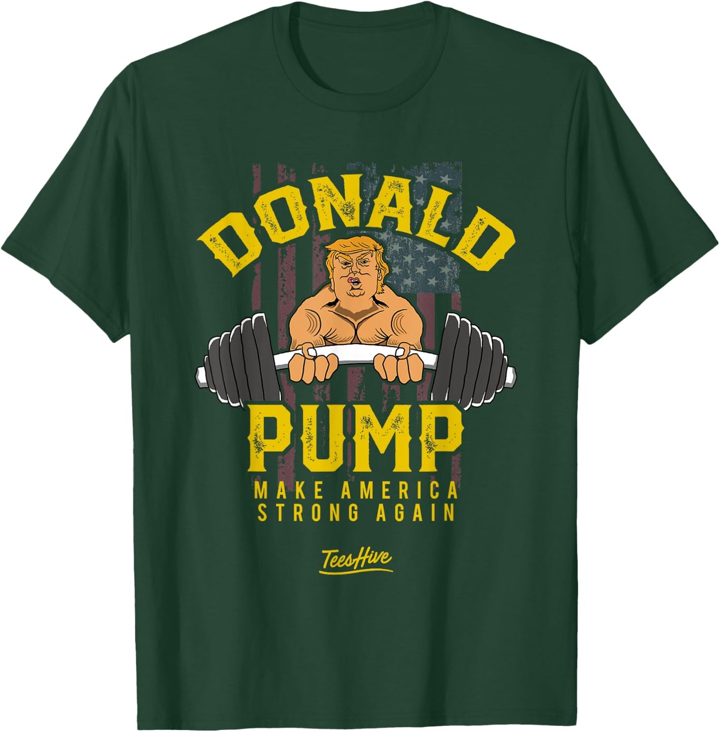 Donald Pump Shirt Trump Gym Shirt Trump Workout Shirt Trump T-Shirt - T-Shirt | Forest