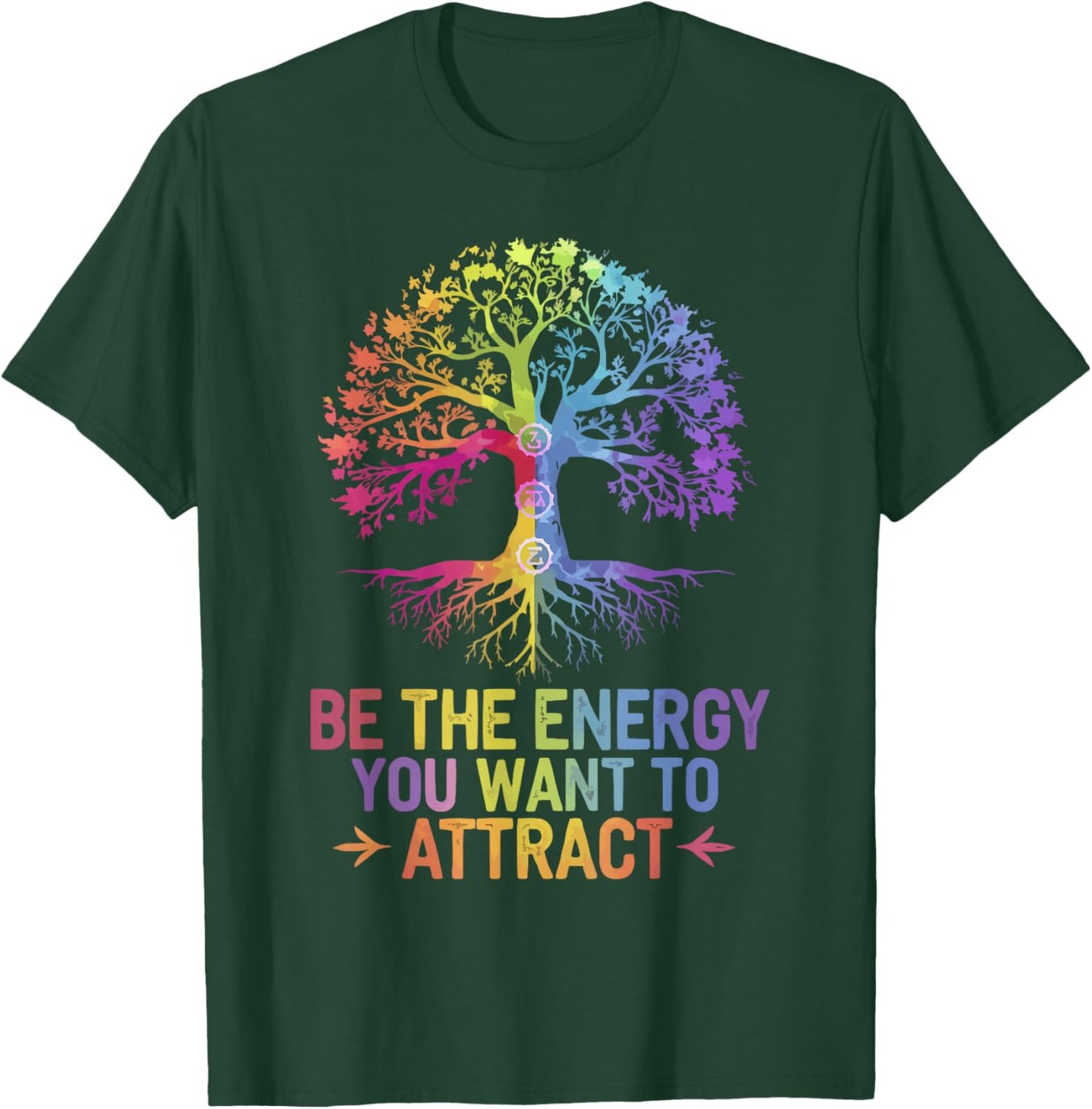 Spiritual Seeker Meditation Reiki Master Healing Energy T-Shirt - T-Shirt | Forest