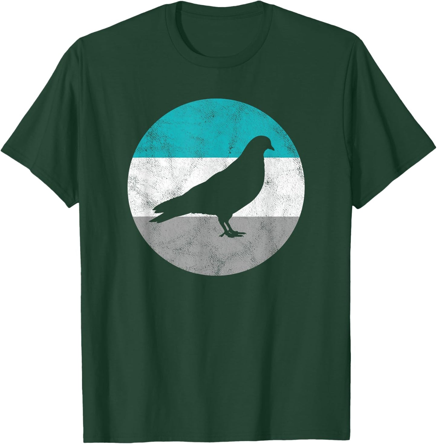 Homing Pigeon Gift Shirt Women Boys & Girls | Retro T-Shirt - T-Shirt | Forest
