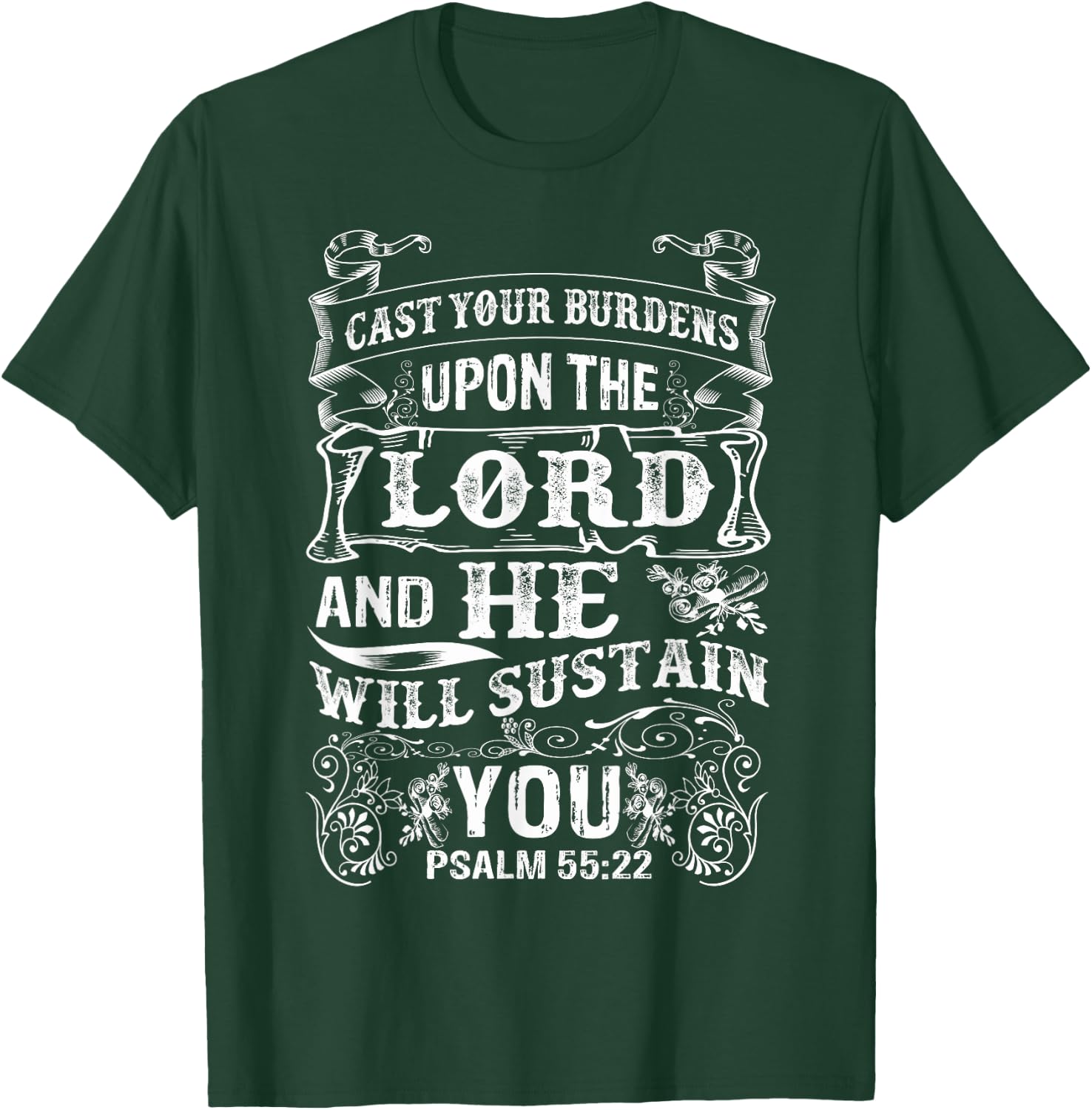 Psalm Shirts For Christian Women, Bible Verse Clothing T-Shirt - T-Shirt | Forest