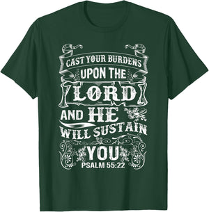 Psalm Shirts For Christian Women, Bible Verse Clothing T-Shirt - T-Shirt | Forest