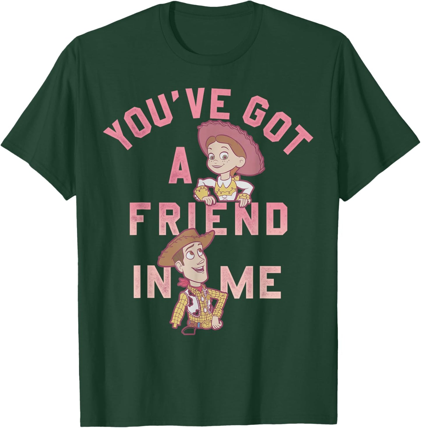 Disney Pixar Toy Story Jessie & Woody You Got A Friend In Me T-Shirt - T-Shirt | Forest