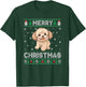 Maltipoo Dog Men Women Kids Ugly Christmas Sweater T-Shirt - T-Shirt | Forest