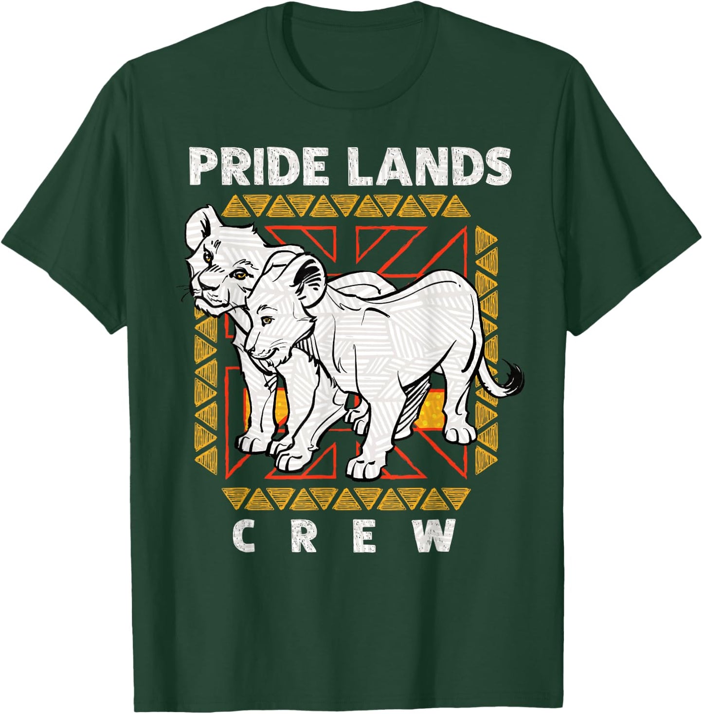 Disney The Lion King Live Action Simba Nala Pride Lands Crew T-Shirt - T-Shirt | Forest