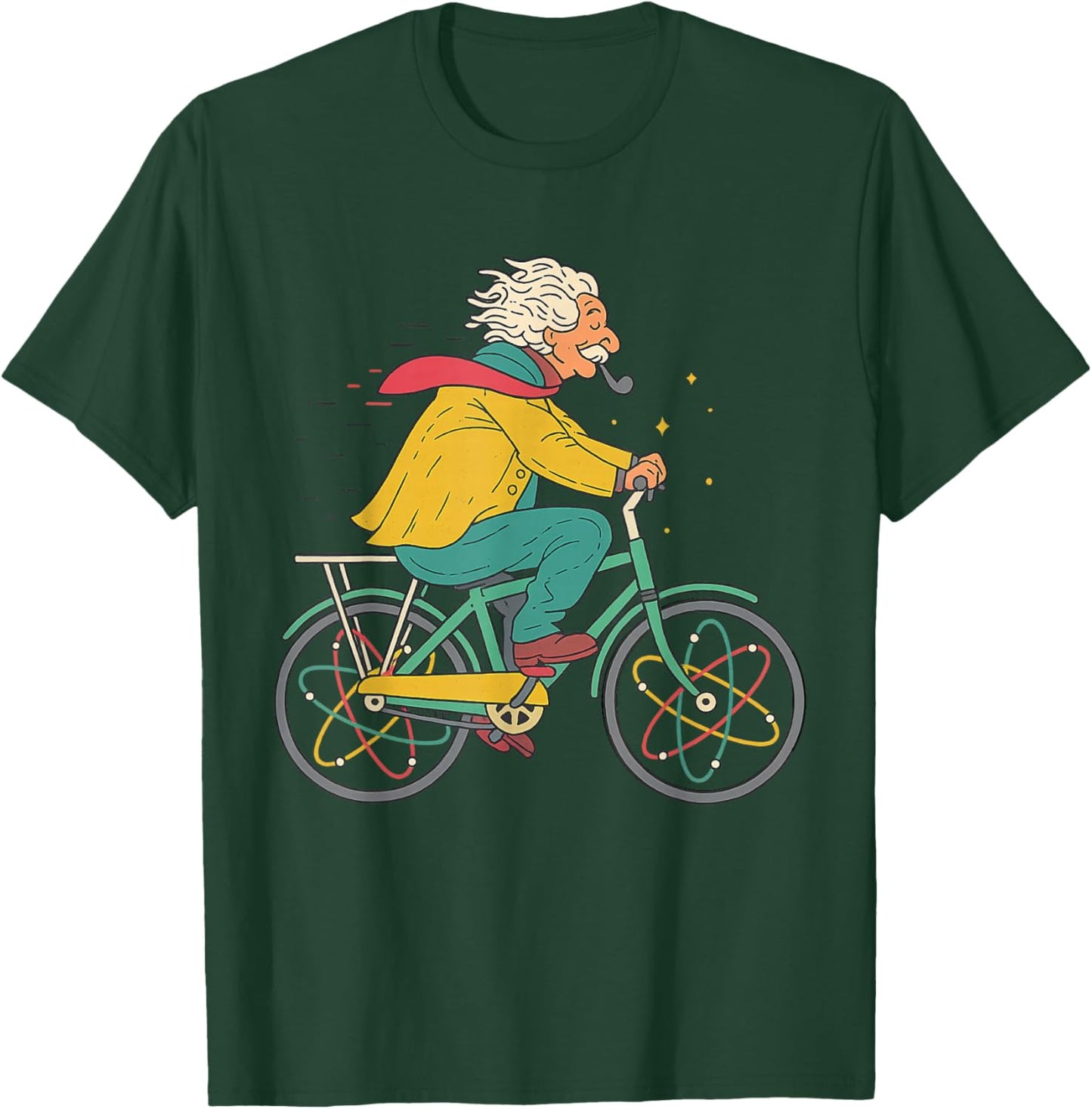Atomic Bicycle Science Lover and Kids Chemistry T-Shirt - T-Shirt | Forest