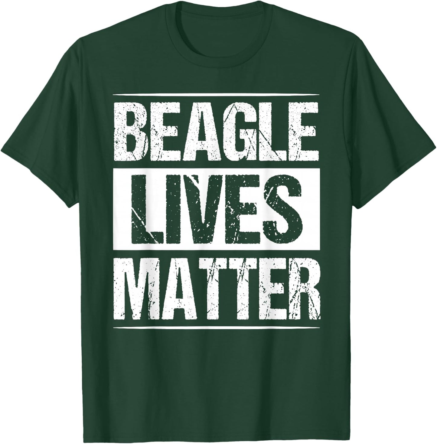 Beagle Lives Matter Shirt Funny Dog Lover Gift Men Women Kids T-Shirt - T-Shirt | Forest