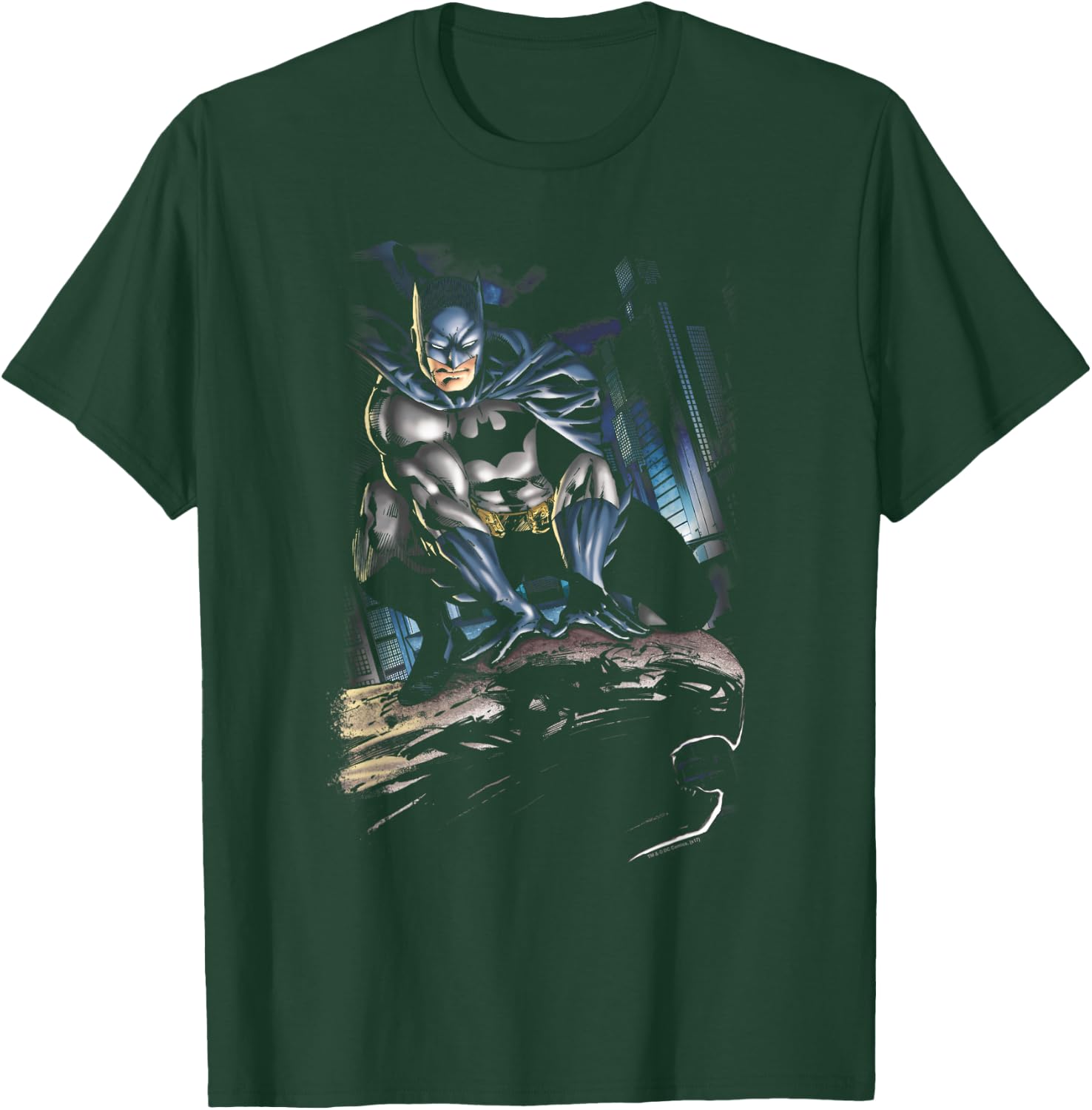 Batman Perched T-Shirt - T-Shirt | Forest