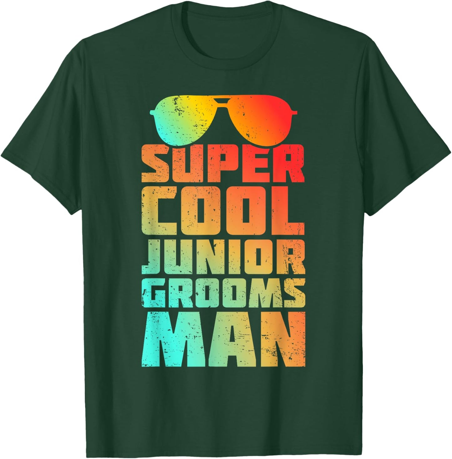 Kids Junior Groomsman Wedding Marriage Party Jr Boys Gifts T-Shirt - T-Shirt | Forest