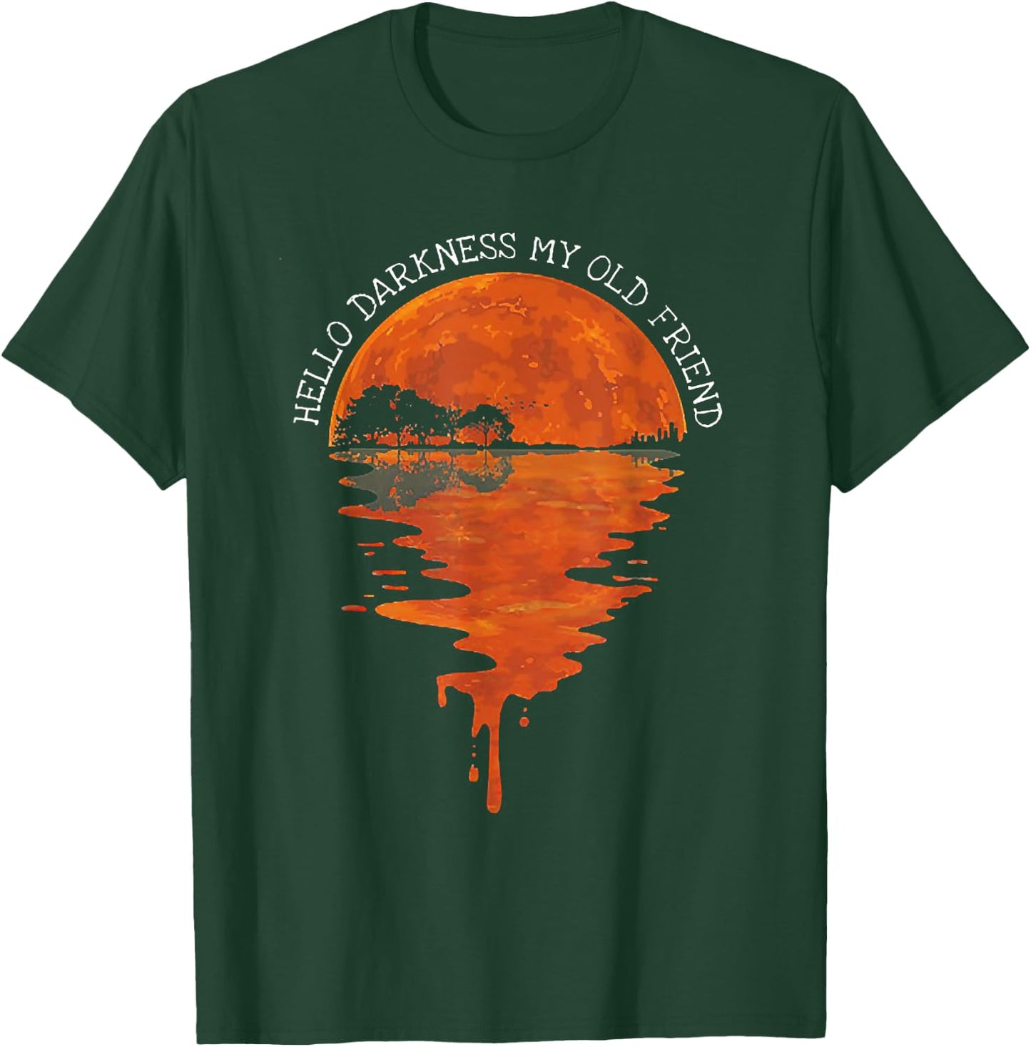 Hello Darkness My Old Friend Hippie T-Shirt - T-Shirt | Forest