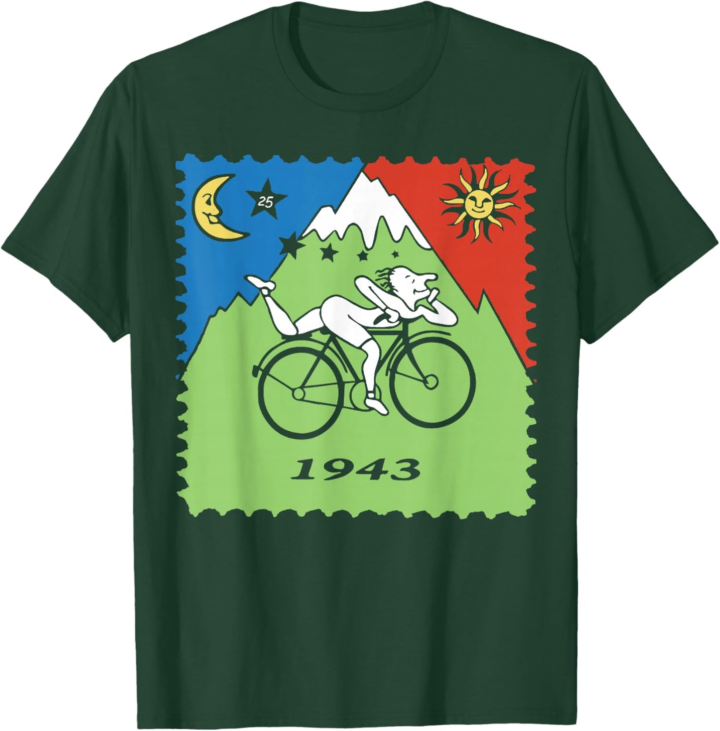 Bicycle Day 1943 LSD Acid Hofmann Trip T-Shirt - T-Shirt | Forest