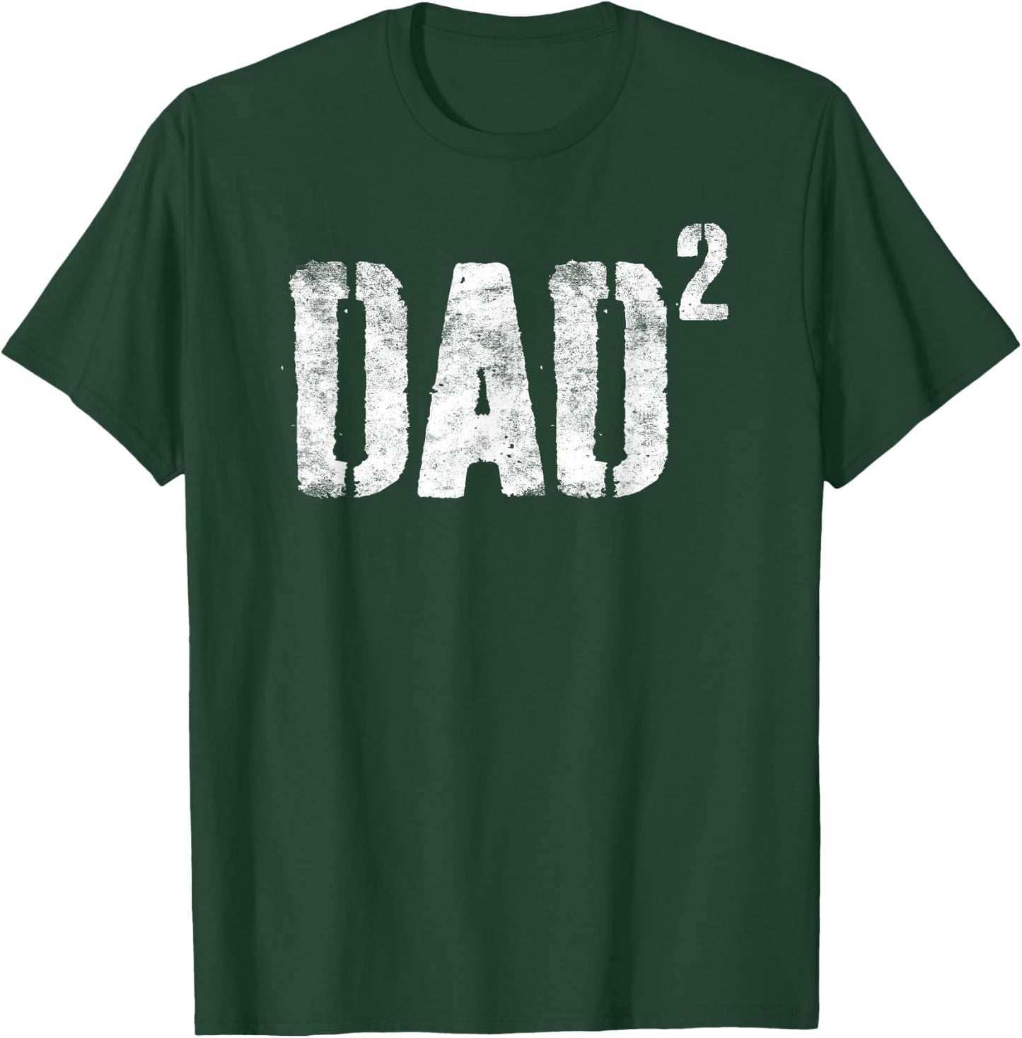 Dad Squared Shirt Men Dad of Two Fathers Day T-Shirt - T-Shirt | Forest