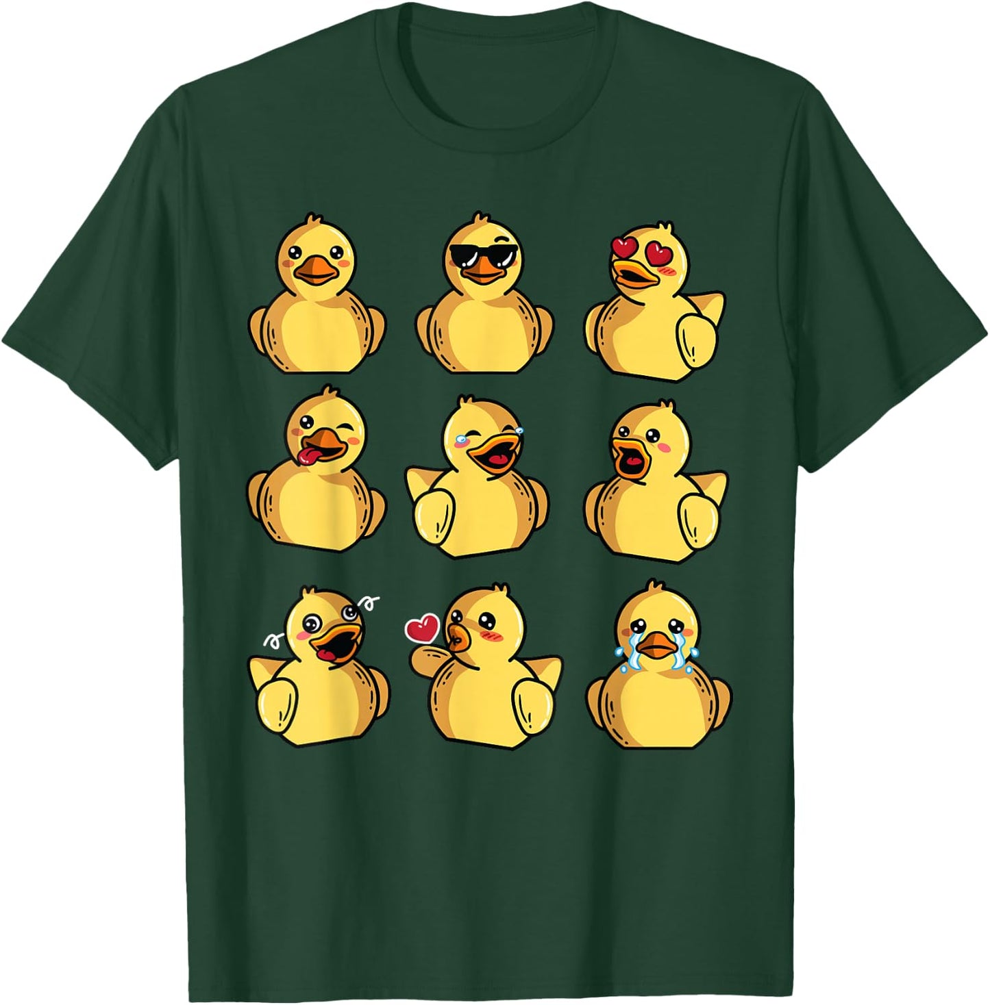 Rubber Ducky Shirt | Cool Duck Bath Toy T-Shirt - T-Shirt | Forest