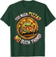 Teenage Mutant Ninja Turtles Too Much Pizza Humorous T-Shirt - T-Shirt | Forest